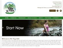 Tablet Screenshot of ontheyogapath.com